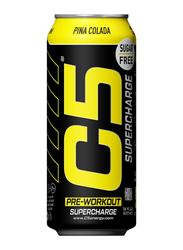 C5 Energy Drink Supercharge Pre Workout, 12 x 473ml, Pina Colada