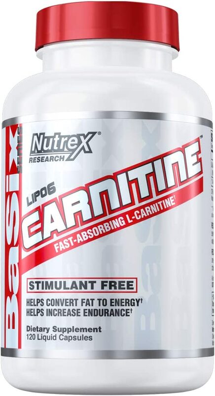 

Nutrex Research Lipo-6 Carnitine, 120 Capsules, Unflavoured