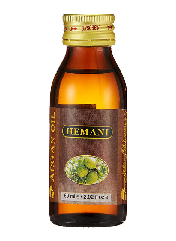 

Hemani Argan Oil 100% Rich In Vitamin E and Fatty Acids Hair Oil for All Hair Types, 60ml