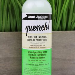 Aunt Jackie's Quench Moisture Intensive Leave-In Conditioner, 12oz