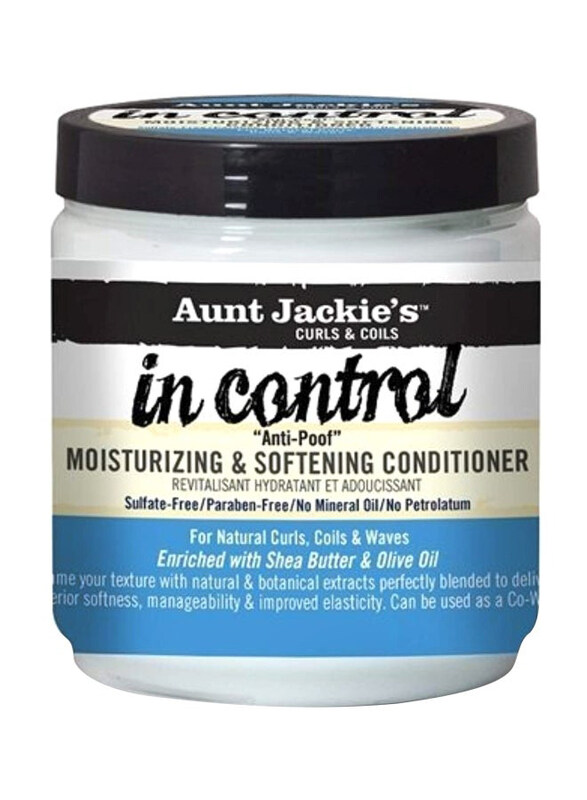 

Aunt Jackie's In Control Moisturising and Softening Conditioner for All Hair Types, 9oz