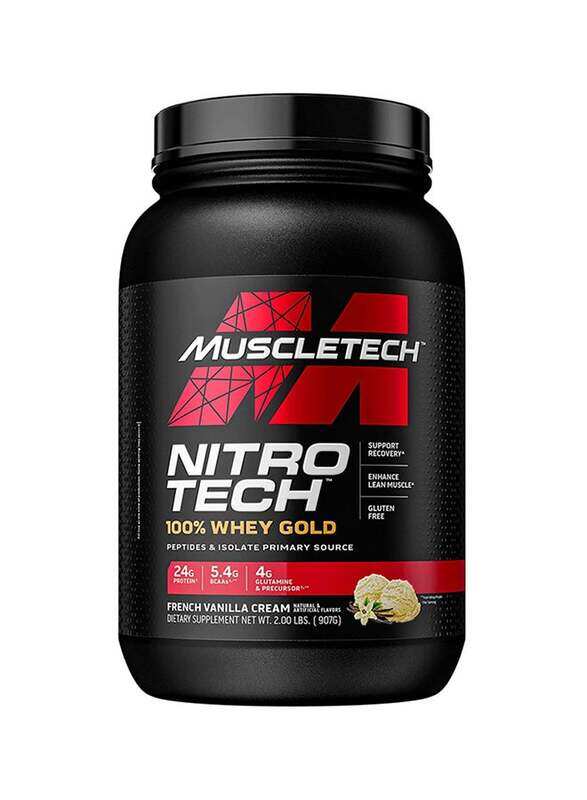 

Muscletech Nitro Tech Whey Gold Protein, 907g, French Vanilla Cream