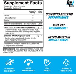 BPI Sports CLA + Carnitine Conjugated Linoleic Acid Powder, 350 gm, Rainbow Ice