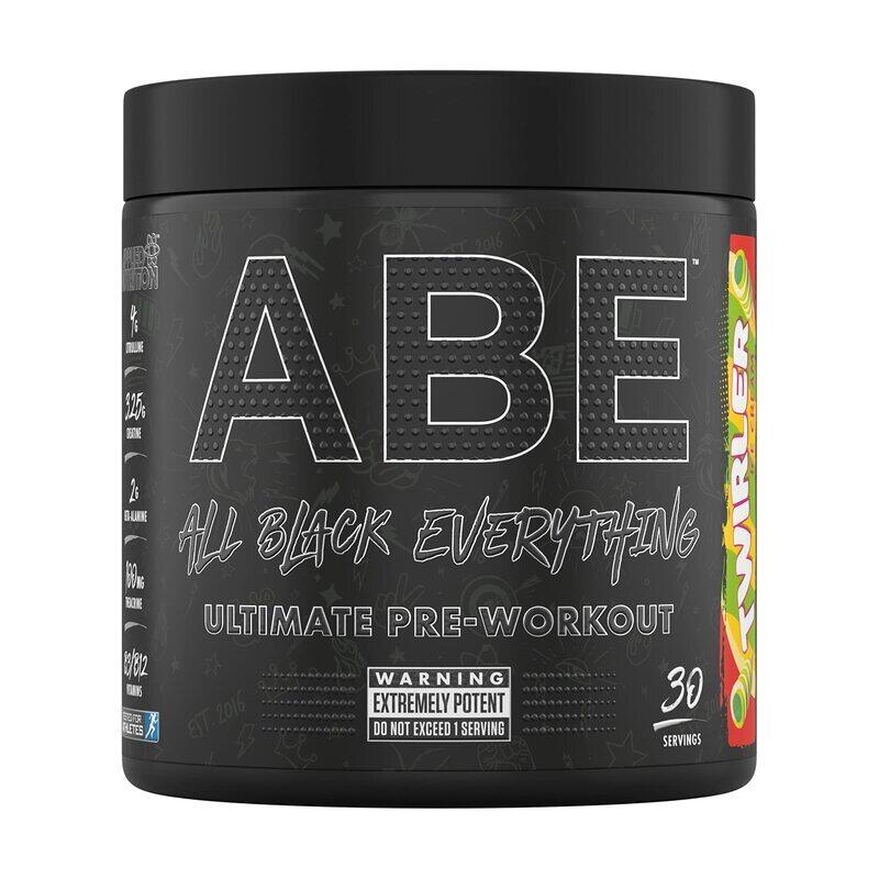 

Applied Nutrition All Black Everything Ultimate Pre-Workout Powder, 30 Servings, Twirler Ice Cream