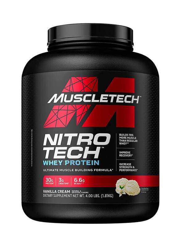 

Muscletech Nitro Tech Whey Protein, 1.81 Kg, Vanilla Cream