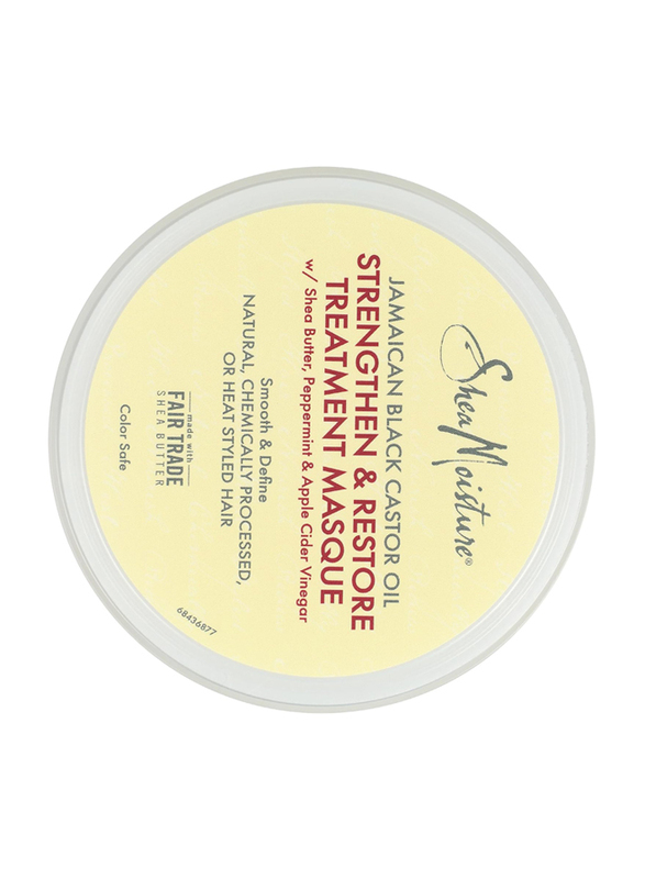 Shea Moisture Jamaican Black Castor Oil Strengthen & Restore Treatment Masque, 326gm