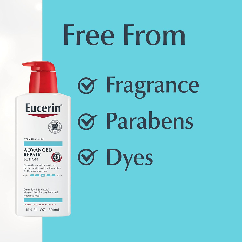 Eucerin Advanced Repair Lotion, 500ml