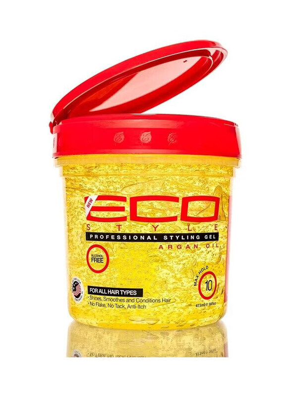

Eco Style Moroccan Argan Oil Styling Gel for All Hair Types, 473ml