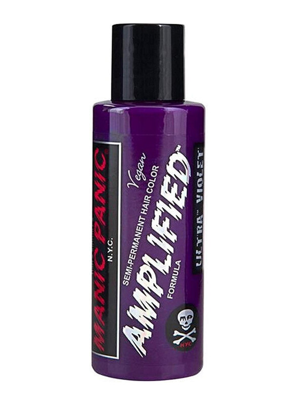 

Manic Panic Amplified Cream Semi-Permanent Vegan Hair Colour, 118ml, Ultra Violet