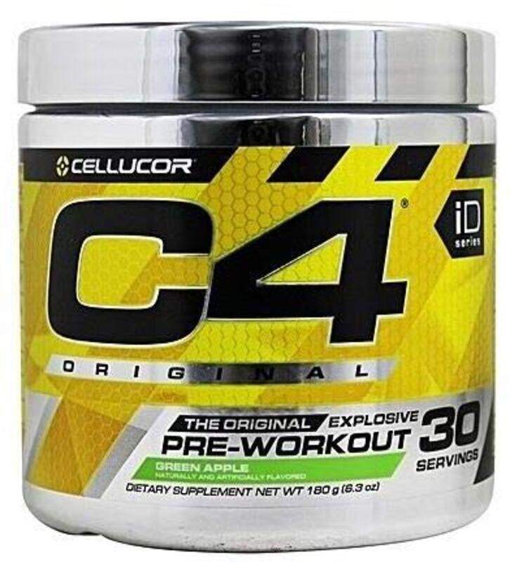 

Cellucor C4 The Original Explosive Pre-Workout Powder, 30 Servings, Green Apple