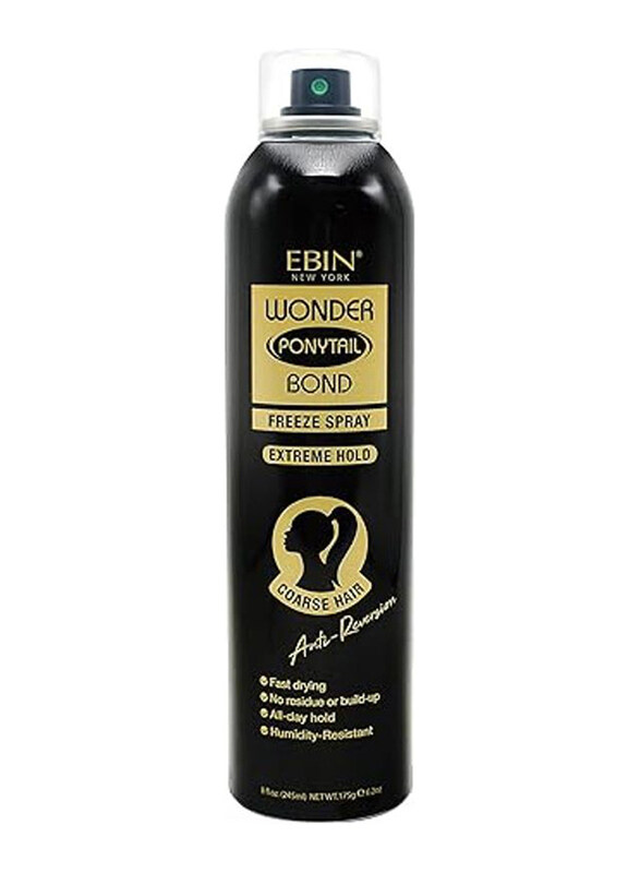 

Ebin New York Wonder Ponytail Bond Freeze Spray Extreme Firm Hold, 245ml