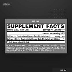 Nutrex Research HMB Supports Muscle Recovery Reduce Skeletal Muscle Damage Increased Strength Prevent Muscle Loss Supplement, 1000mg, 120 Capsules