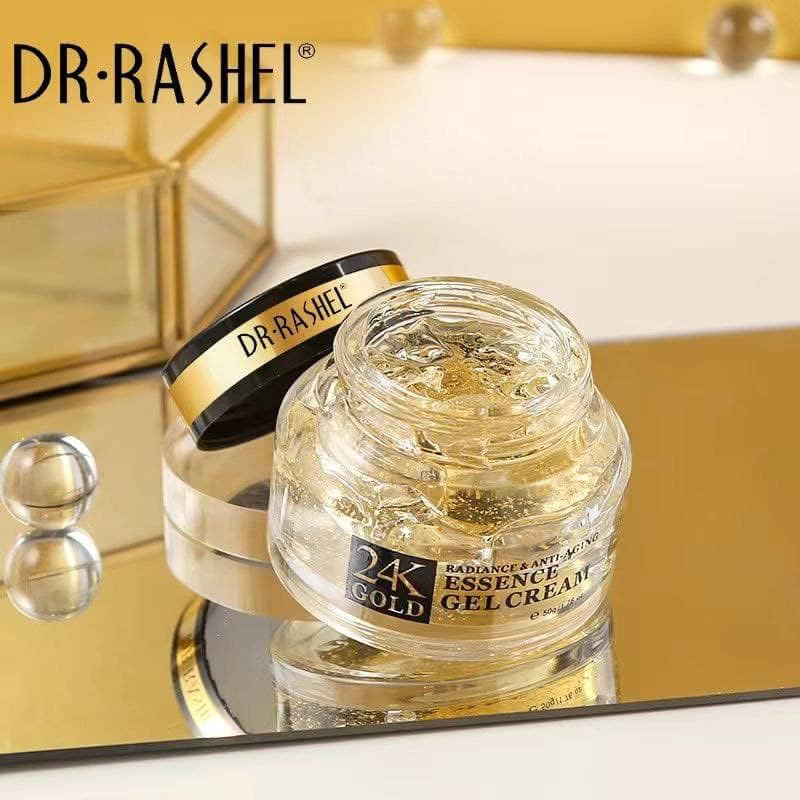 Dr. Rashel 24K Gold Radiance & Anti-aging Anti-Wrinkle Essence Gel Cream, 50gm