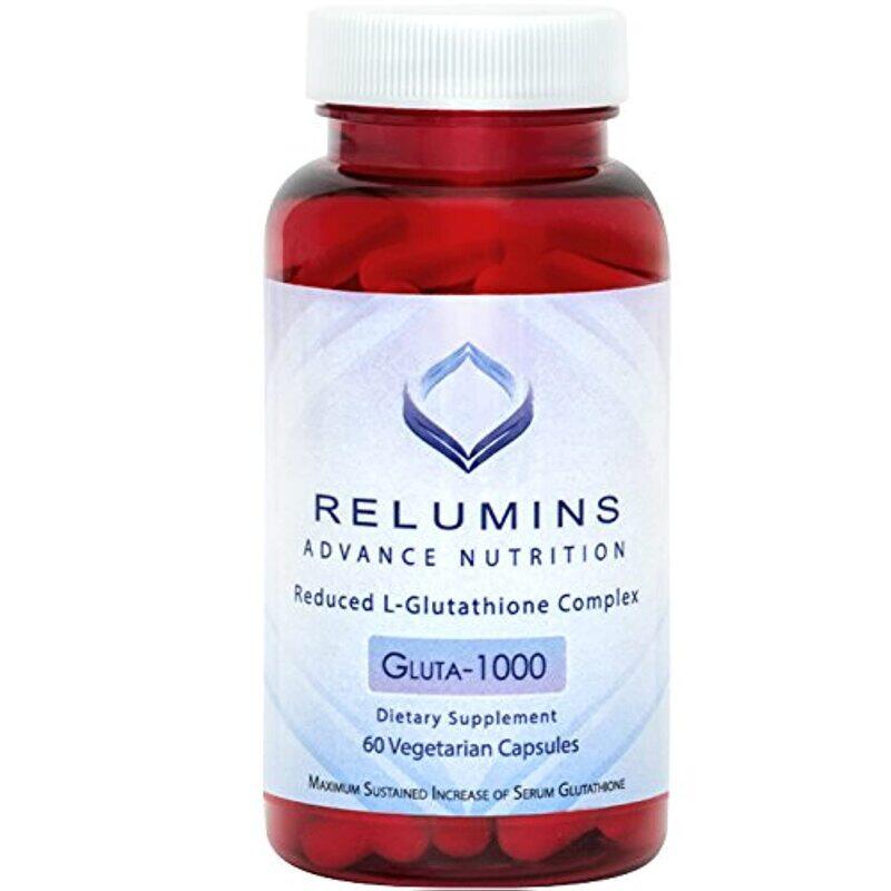 

Relumins Advance Nutrition Reduced L-Glutathione Complex Gluta-1000 Supplements, 60 Capsules