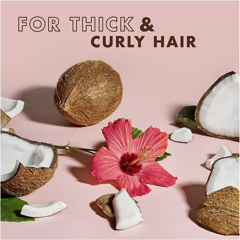 Shea Moisture Coconut & Hibiscus Curl & Shine Shampoo & Conditioner for Curly Hair, 2 x 16 oz