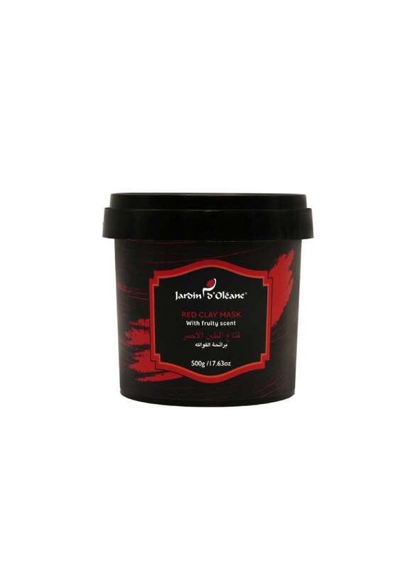 Jardin d'Oleane Red Clay Mask with Fruity Scent, 500gm