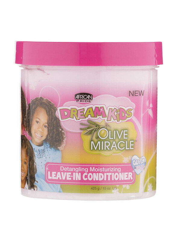 

African Pride Dream Kids Olive Miracle Leave-In Conditioner, 3 Pieces x 443ml