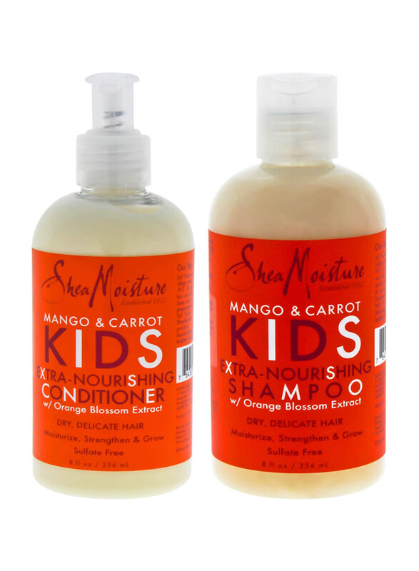 

Shea Moisture Mango & Carrot Kids Extra Nourishing Duo Shampoo 236ml & Conditioner 236ml, Set