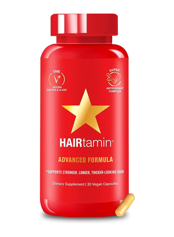 Hairtamin Advanced Hair Growth Vitamins Capsules, 30 Capsules