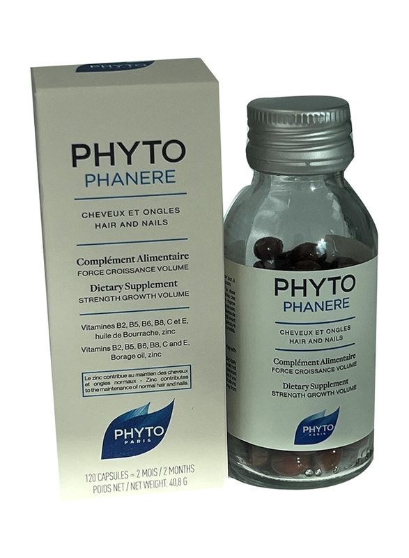 Phyto Phytophanere Capsules for Hair & Nails, 120 Capsules