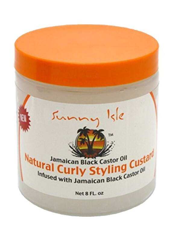 

Sunny Isle Jamaican Black Castor Oil Curly Styling Custard for Curly Hair, 8oz