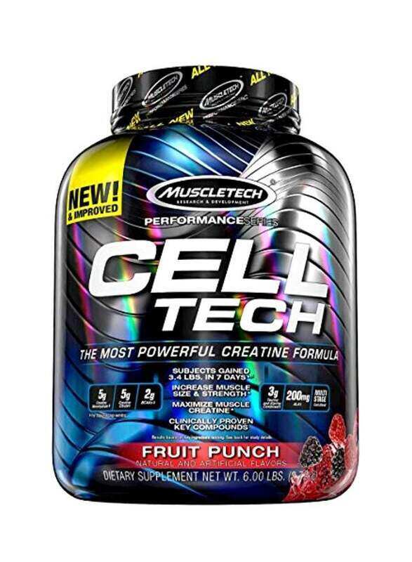 

Muscletech Cell Tech Pre-Workout, 56 Servings, Fruit Punch