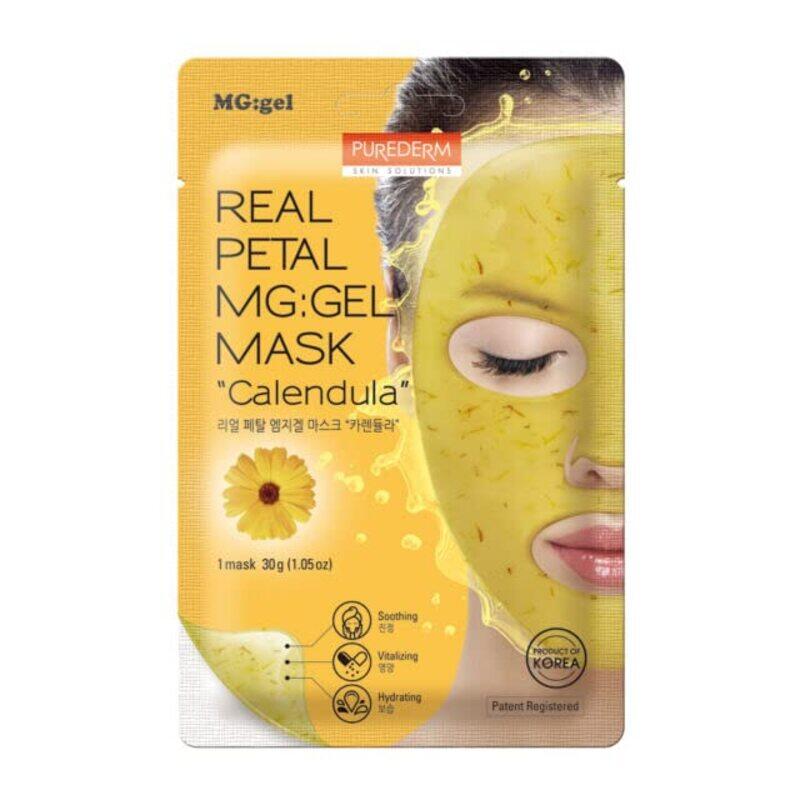 

Purederm Real Petel MG: Gel Mask Calendula, 1 Mask