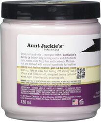 Aunt Jackie's Curl La La Defining Curl Custard for Curly Hair, 2 x 15oz