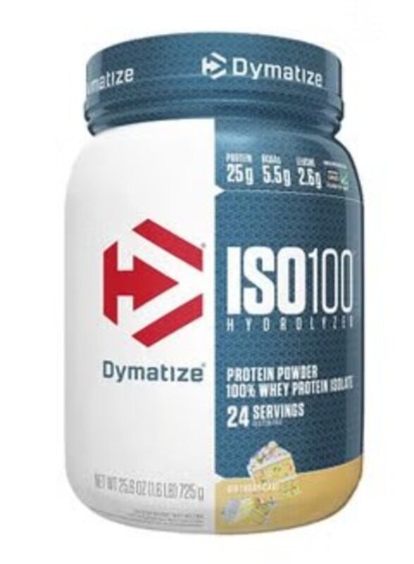 

Dymatize ISO100 Hydrolyzed Protein Powder, 725gm, Birthday Cake