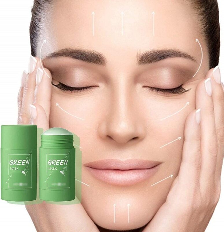 Xidiak Green Tea Purifying Clay Stick Mask, 2 Pieces