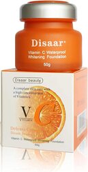 Disaar Vitamin c Waterproof Whitening Foundation, 50 gm