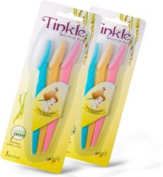 Tinkle Facial Hair & Eyebrow Shaper, 6 Pieces, Multicolour