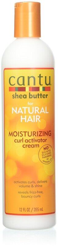 

Cantu Shea Butter Moisturizing Curl Activator Cream for Curly Hair, 5 x 12oz