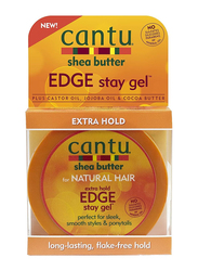 Cantu Shea Butter for Natural Hair Extra Hold Edge Stay Gel, 64g