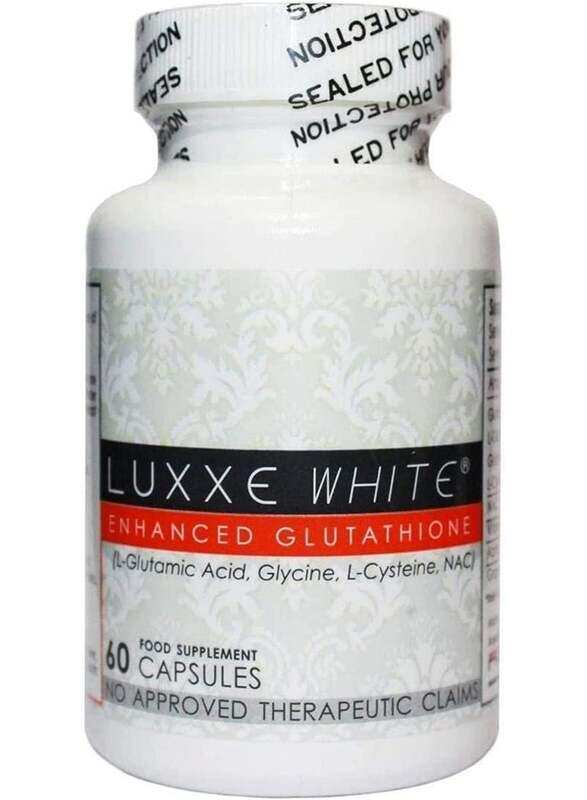 

Luxxe White Enhanced Glutathione Skin Whitening Capsules, 60 Capsules