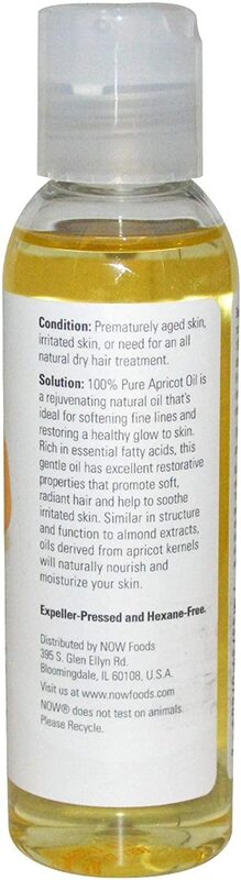 Now Solutions Apricot Oil, 118ml