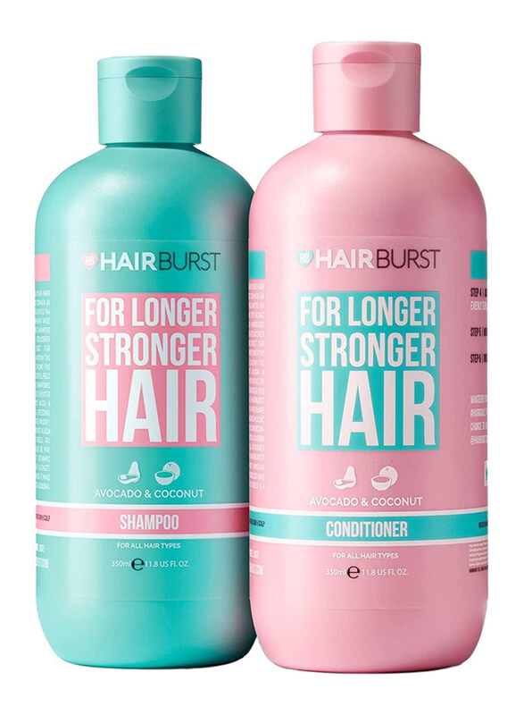 

Hair Burst Hair Growth Shampoo & Conditioner Set for All Hair Types, 2 x 350ml
