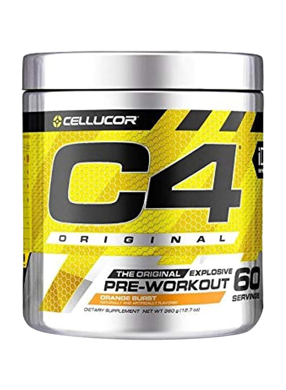 Cellucor C4 Original iD Series Pre-Workout, 60 Servings, 380gm, Orange Burst