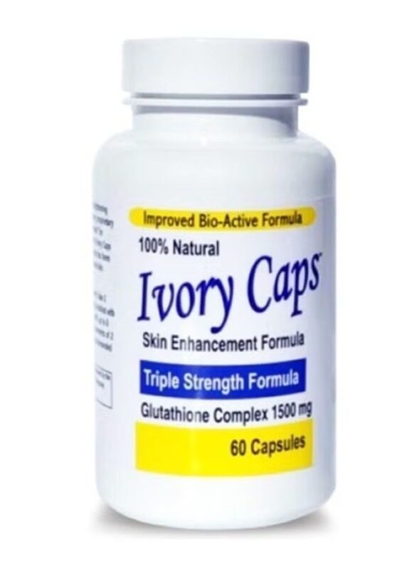

Ivory Caps Glutathione 1500mg Skin Enhancement Formula, 60 Capsules