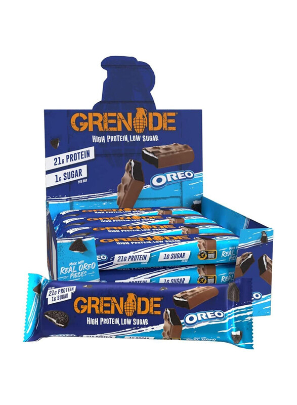 

Grenade High Protein Low Sugar Bar, 12 x 60g, Chocolate