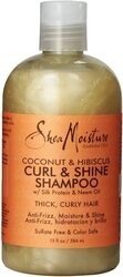 Shea Moisture Coconut & Hibiscus Curl & Shine Shampoo, 384ml