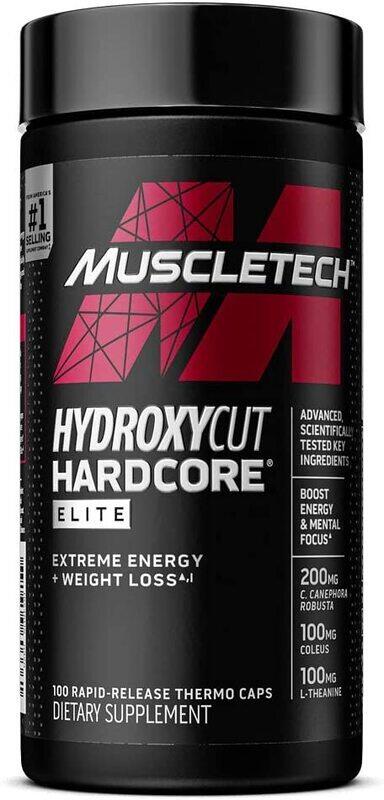 

Muscletech Hydroxycut Hardcore Elite Weight Loss Supplement, 100 Capsules, Unflavoured