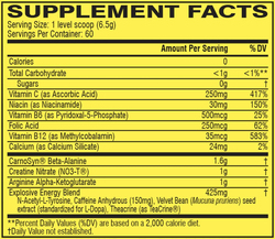 Cellucor C4 Original Explosive Pre-Workout Supplement, 60 Servings, 390gm, Orange Burst