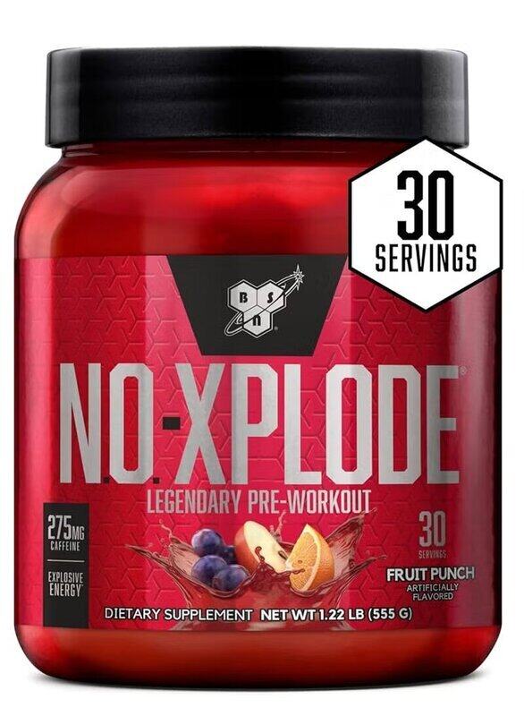

BSN BSN N.O. Xplode Legendary Pre-Workout Powder, 30 Servings, Fruit Punch