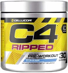 Cellucor C4 Ripped Explosive Pre-Workout Powder, 30 Servings, Tropical Punch