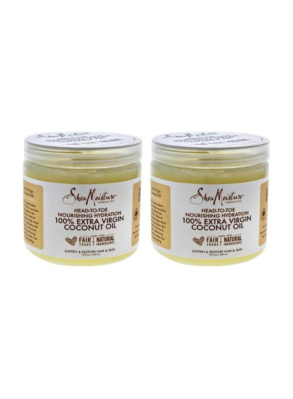 

Shea Moisture Virgin Coconut Oil Head To Toe Nourishing Hydration for Unisex, 2 x 444ml