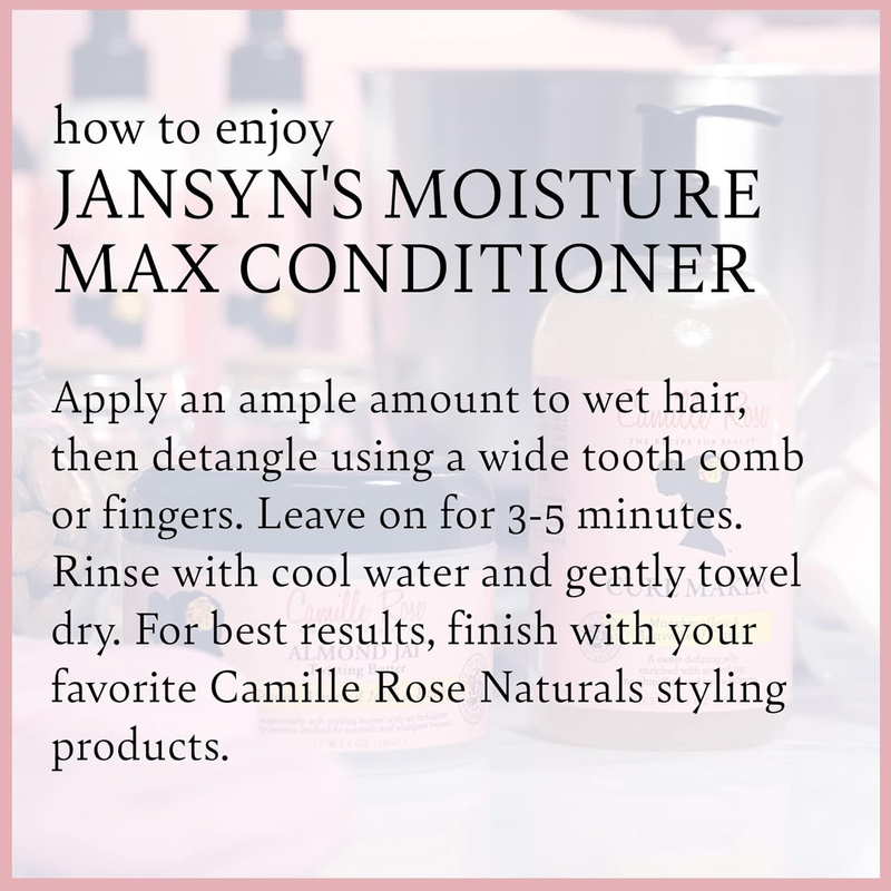 Camille Rose Jansyn's Moisture Max Conditioner, 8 oz