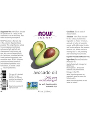 Now Foods Organic Avocado Oil, 118ml