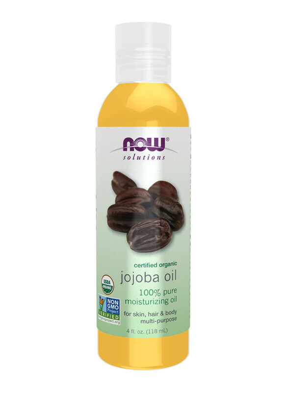 Now Foods Solutions Organic Jojoba Oil, 4oz