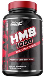 Nutrex Research HMB Supports Muscle Recovery Reduce Skeletal Muscle Damage Increased Strength Prevent Muscle Loss Supplement, 1000mg, 120 Capsules